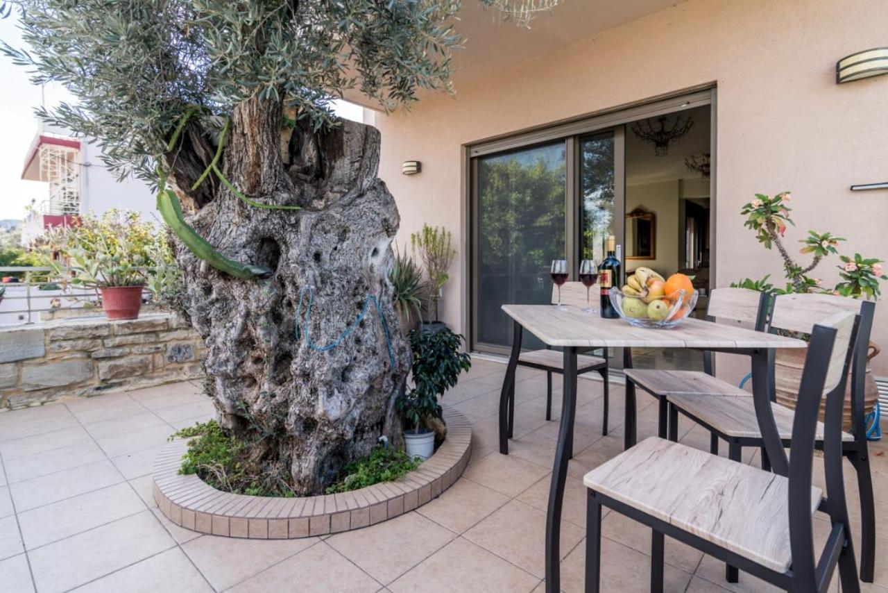 Villa Olive Tree Pitsidia Exterior foto